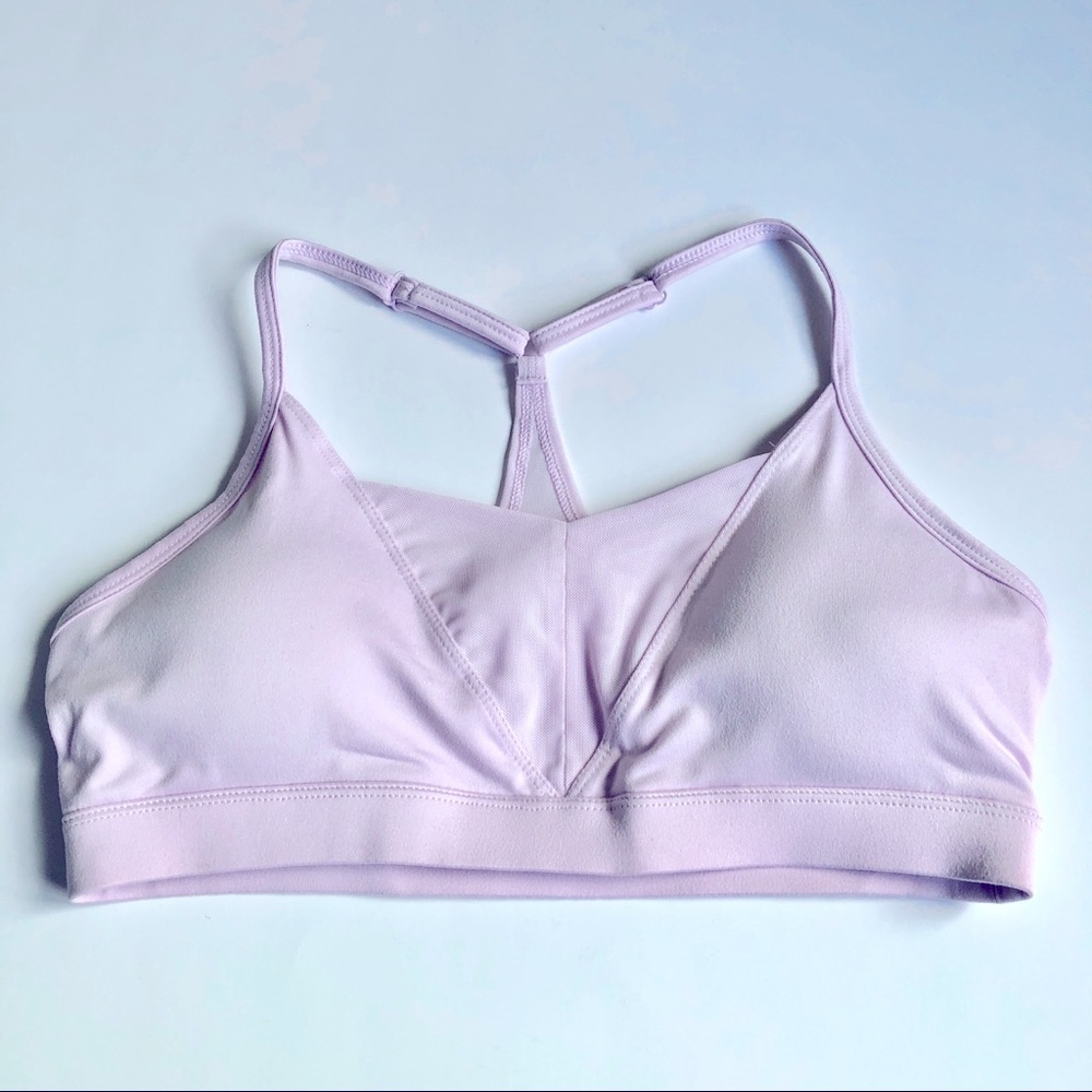 NEW SO AUTHENTIC AMERICAN HERITAGE Sports Bra Racerback Straps Medium Pink Women